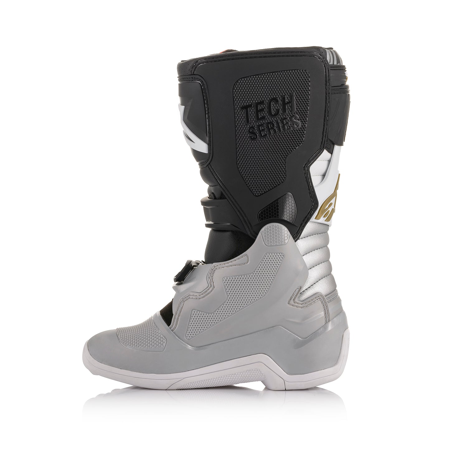 Alpinestars Tech 7S- Black Silver White Gold - US 2