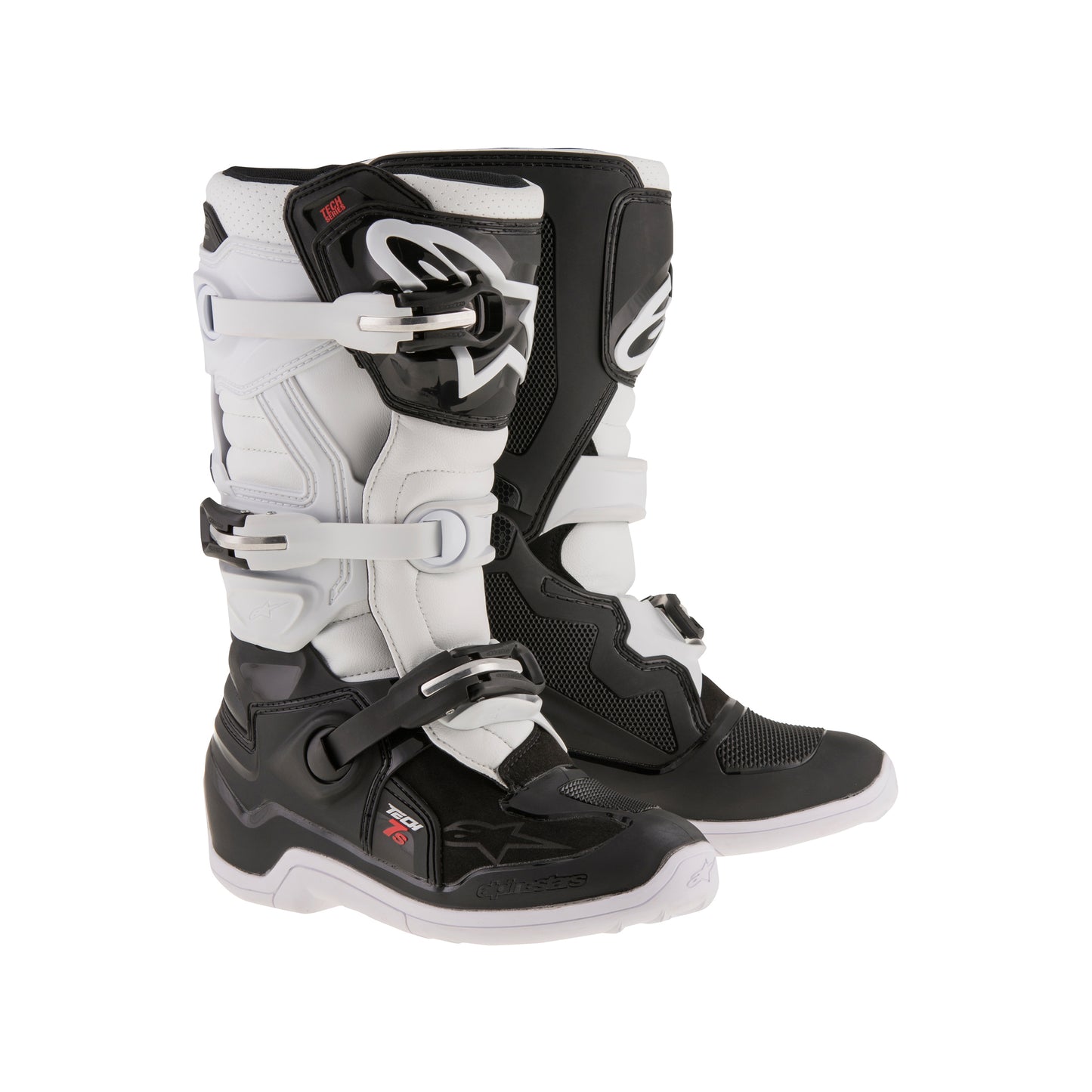 Alpinestars Tech 7S- Black White - US 8