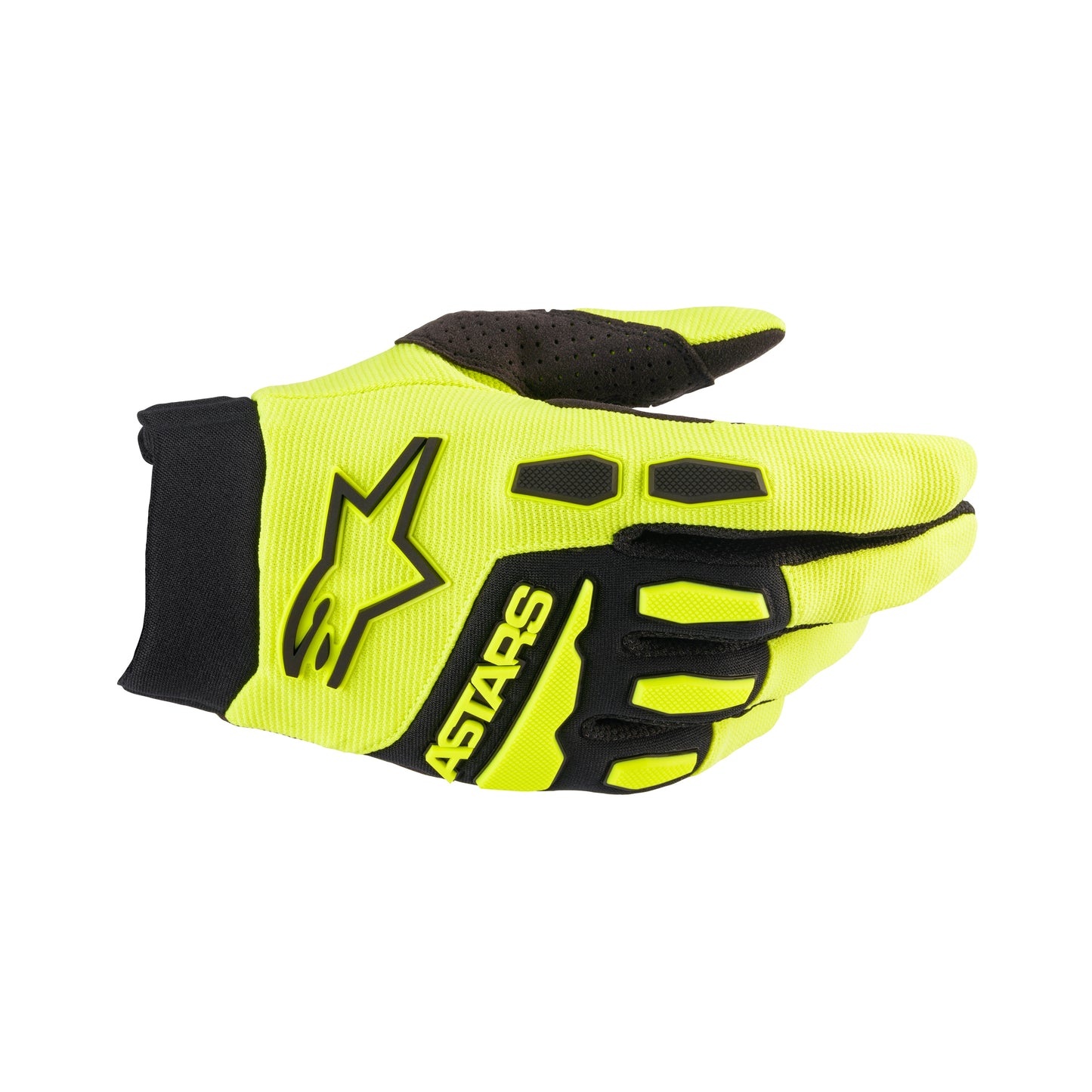 Alpinestars Full Bore Gloves - Yellow Fluo Black - L