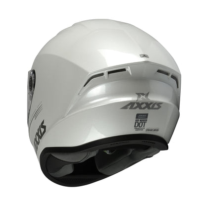 Axxis Draken S Solid Gloss Pearl White XS 53-54cm Helmet