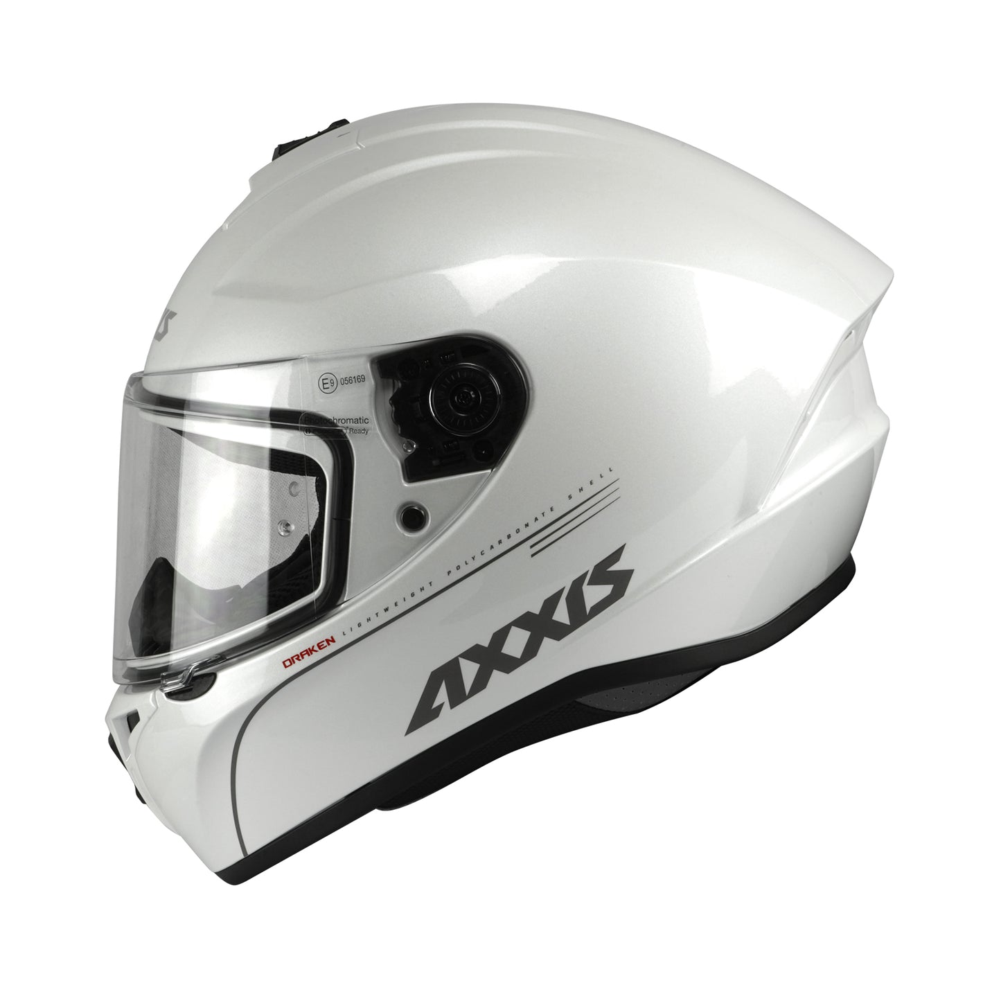 Axxis Draken S Solid Gloss Pearl White XS 53-54cm Helmet