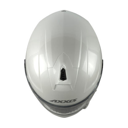 Axxis Draken S Solid Gloss Pearl White XXL 63-64cm Helmet