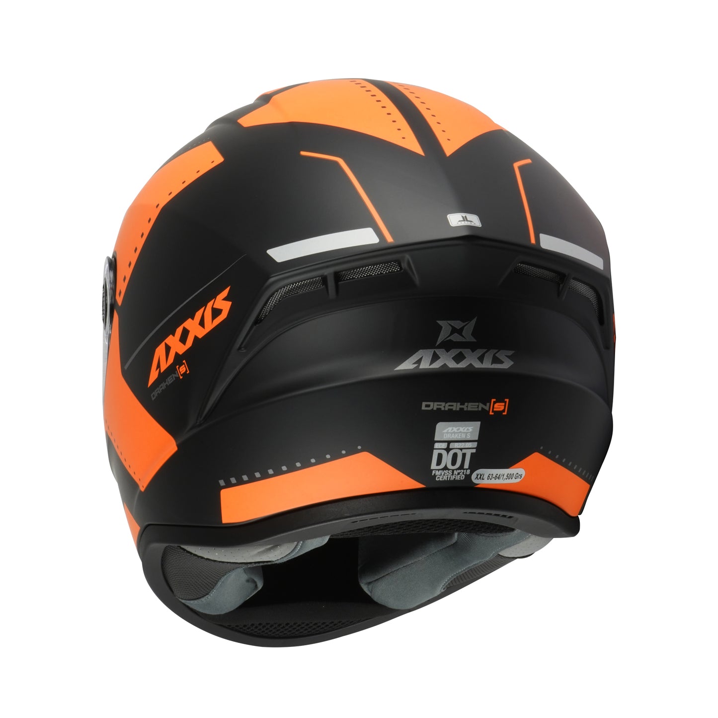 Axxis Draken S Sonar B3 Matt Fluo Orange XS 53-54cm Helmet