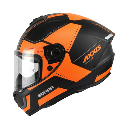 Axxis Draken S Sonar B3 Matt Fluo Orange XS 53-54cm Helmet