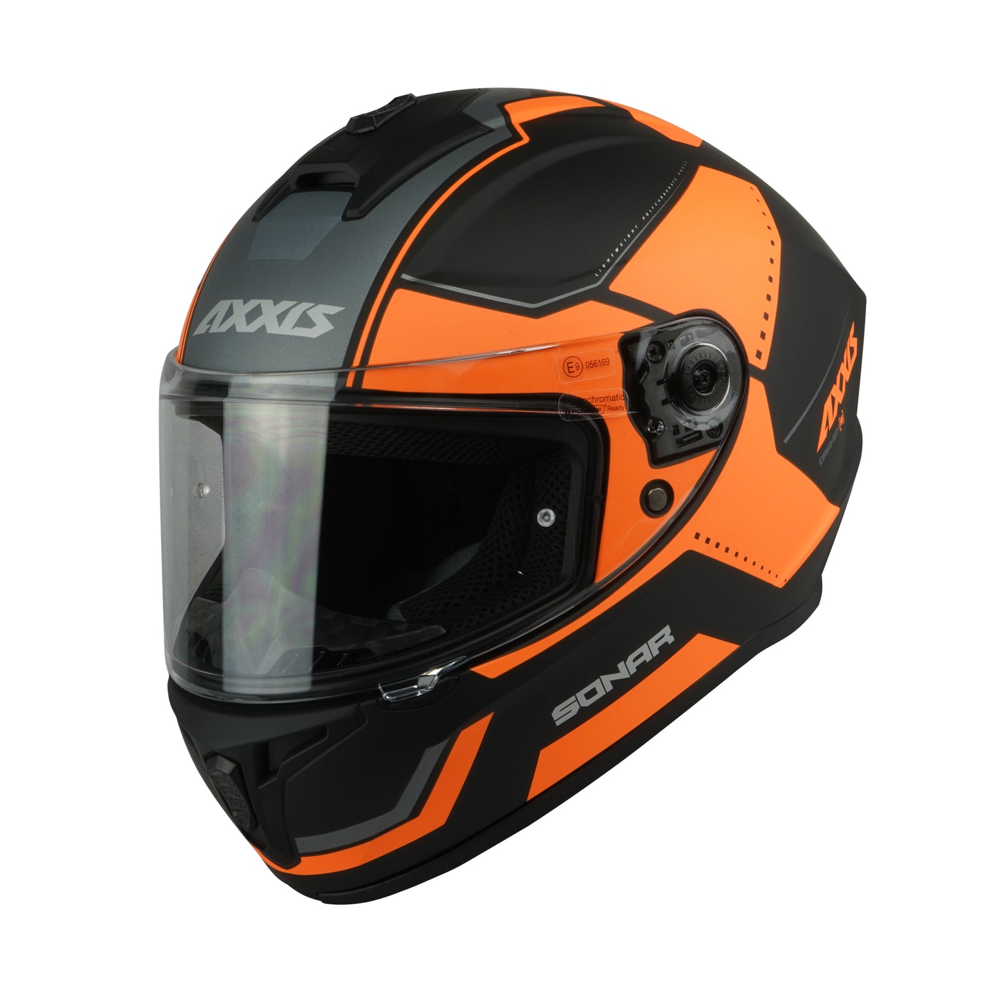 Axxis Draken S Sonar B3 Matt Fluo Orange XL 61-62cm Helmet