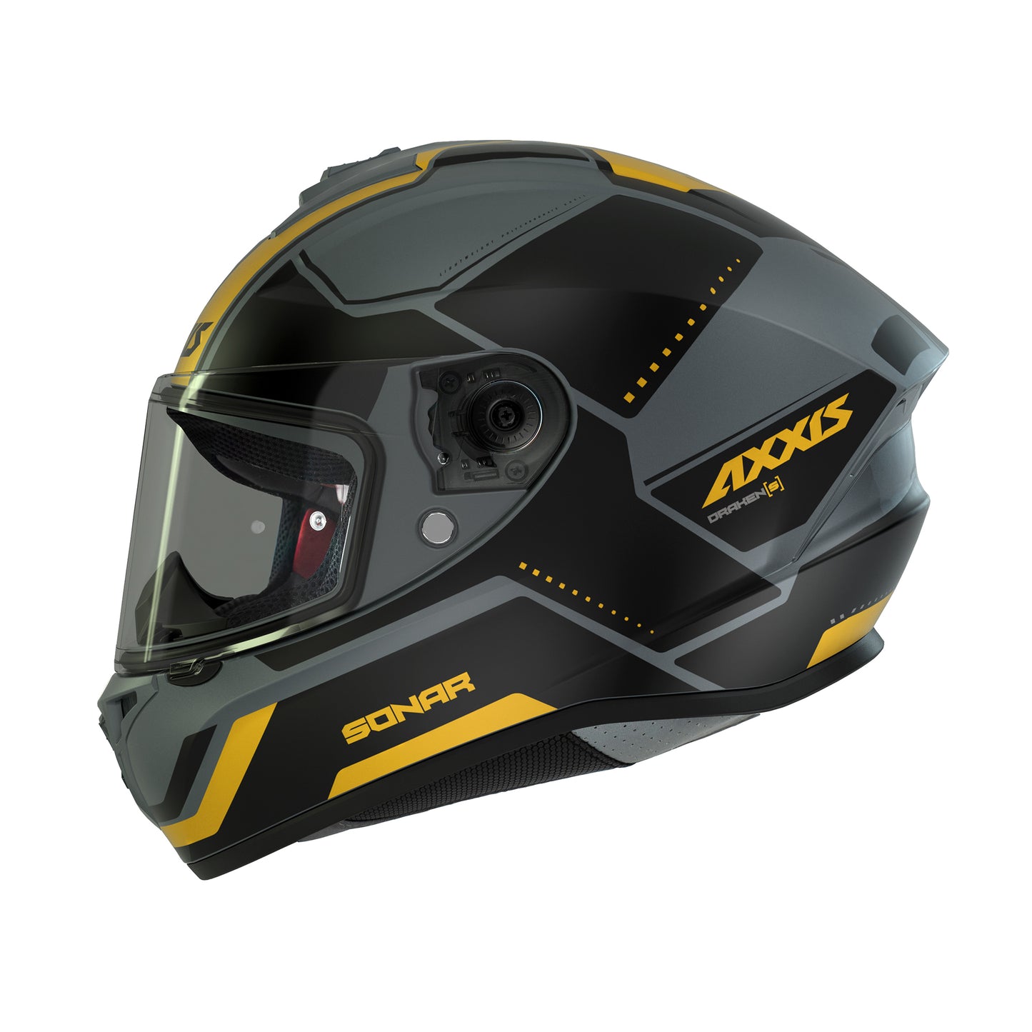 Axxis Draken S Sonar C3 Matt Yellow M 57-58cm Helmet