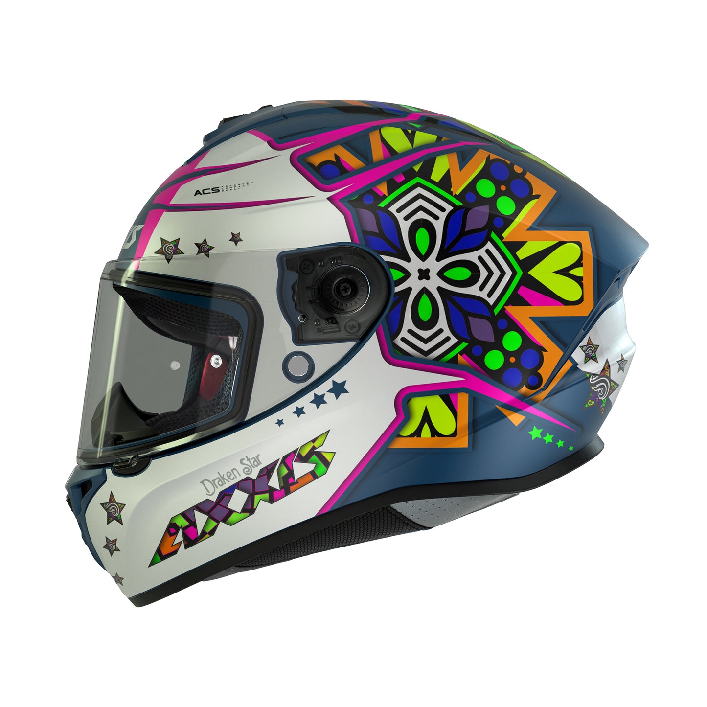 Axxis Draken S Star C7 Matt Blue S 55-56cm Helmet