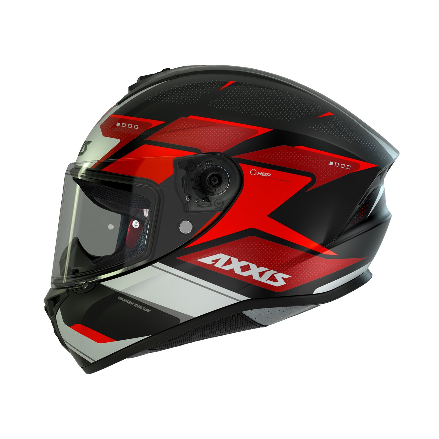 Axxis Draken S Sunray B5 Gloss Fluo Red S 55-56cm Helmet