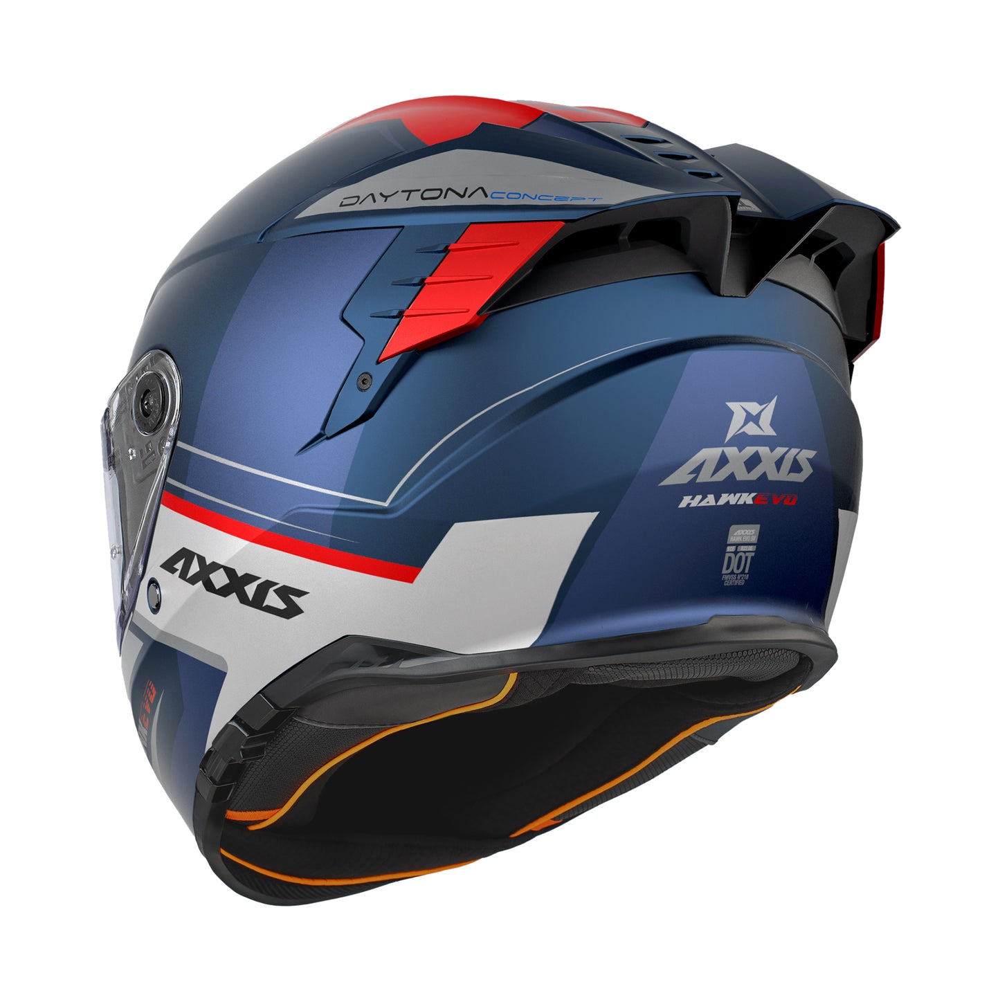 Axxis Hawk Evo SV Daytona C7 Matt Blue XS 53-54cm Helmet