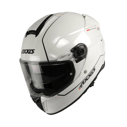 Axxis Hawk Evo SV Solid A0 Pearl Gloss White M 57-58cm Helmet