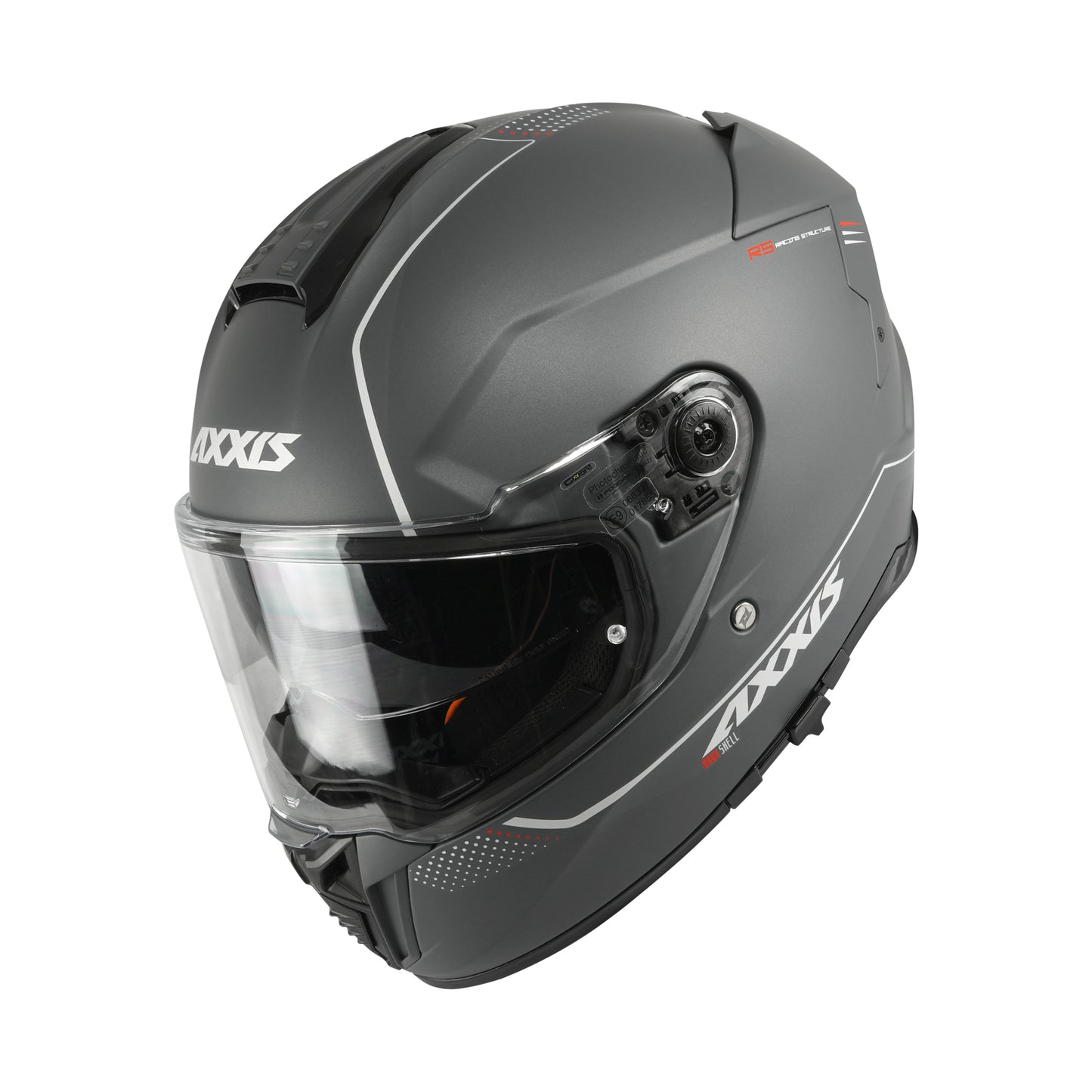 Axxis Hawk Evo SV Solid A2 Matt Titanium L 59-60cm Helmet