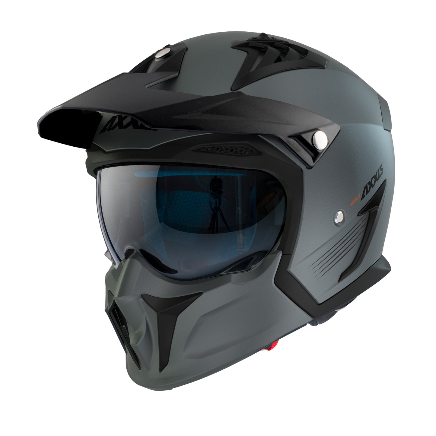 Axxis Hunter SV Solid A2 Matt Titanium XXL 63-64cm Helmet