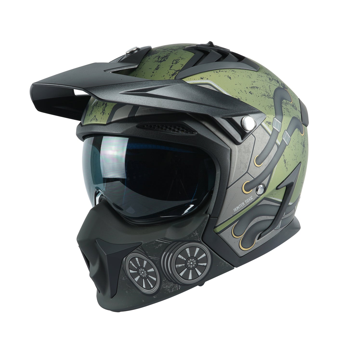 Axxis Hunter SV Toxic C6 Matt Green XXL 63-64cm Helmet