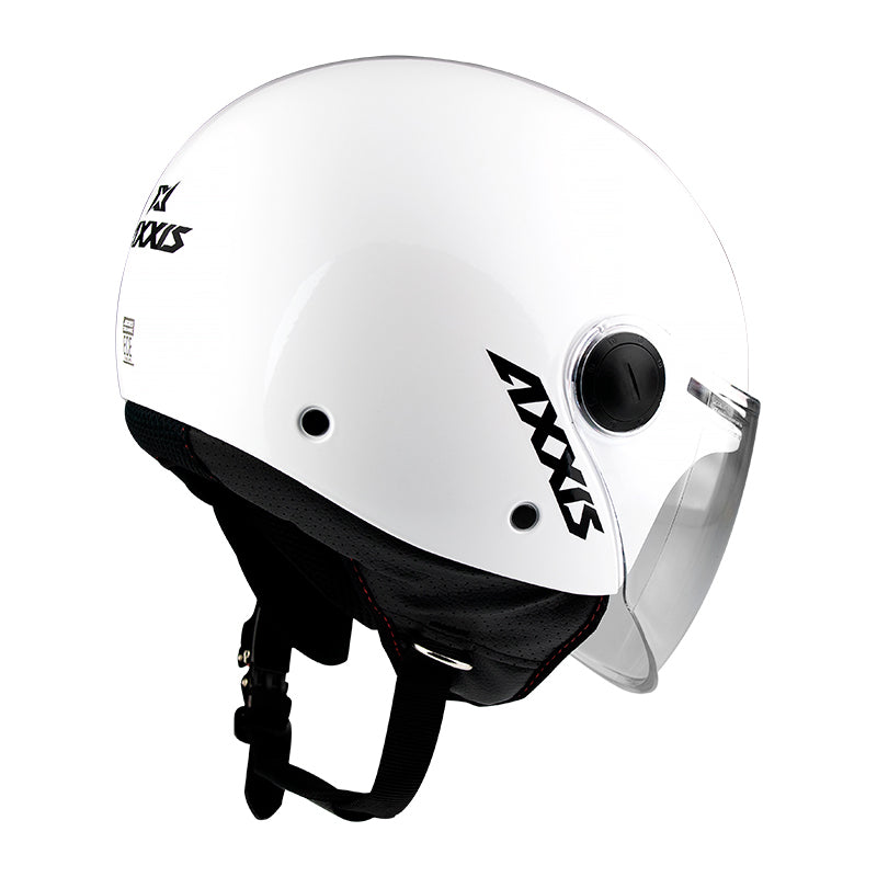 Axxis Square Solid A0 Gloss Pearl White XL 61-62cm Helmet