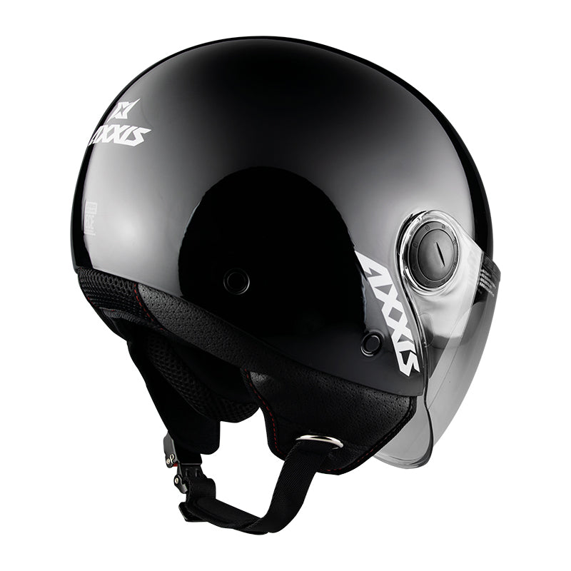 Axxis Square Solid A1 Gloss Black XS 53-54cm Helmet