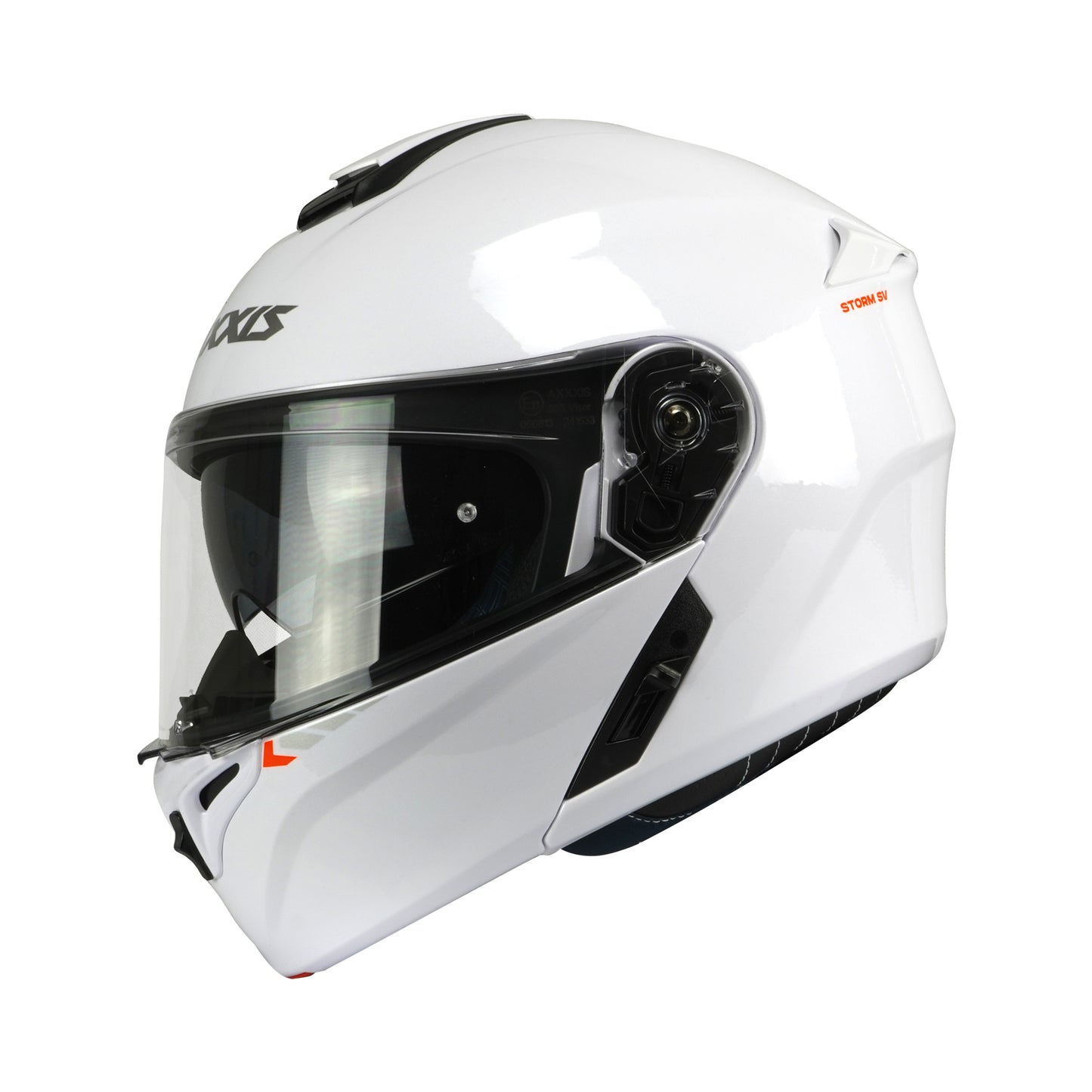 Axxis Storm SV A0 Gloss White M 57-58cm Helmet 2206