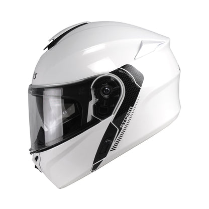 Axxis Storm SV Solid A0 Gloss Pearl White XS 53-54cm Helmet