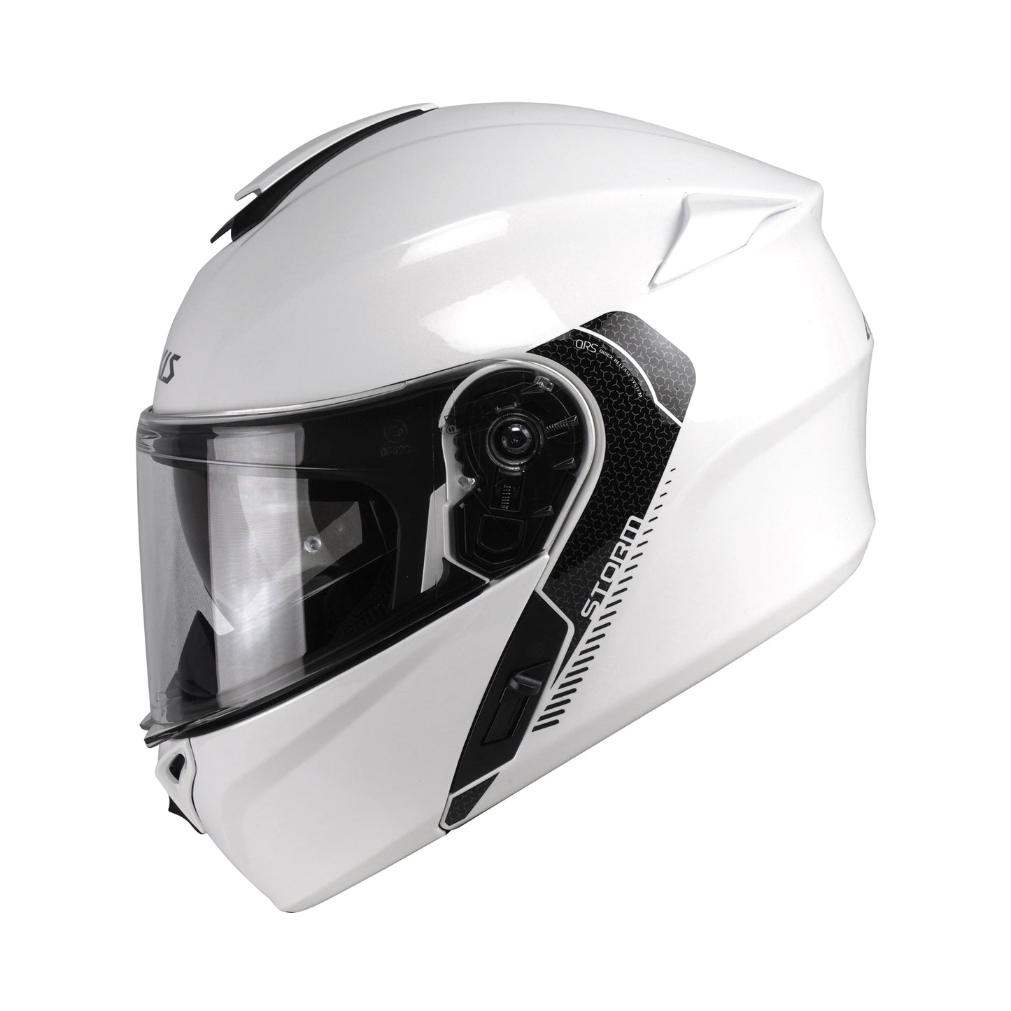 Axxis Storm SV Solid A0 Gloss Pearl White S 55-56cm Helmet