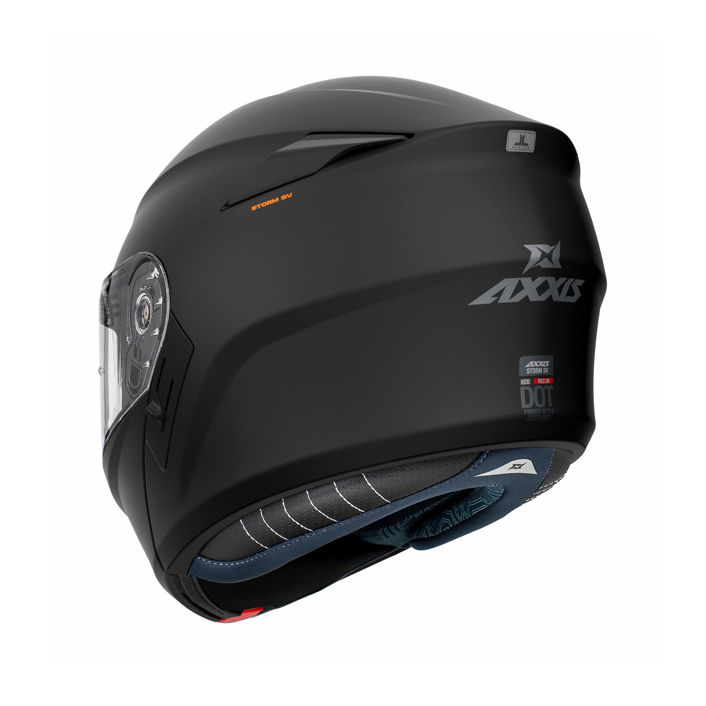 Axxis Storm SV A1 Matt Black XS 53-54cm Helmet 2206