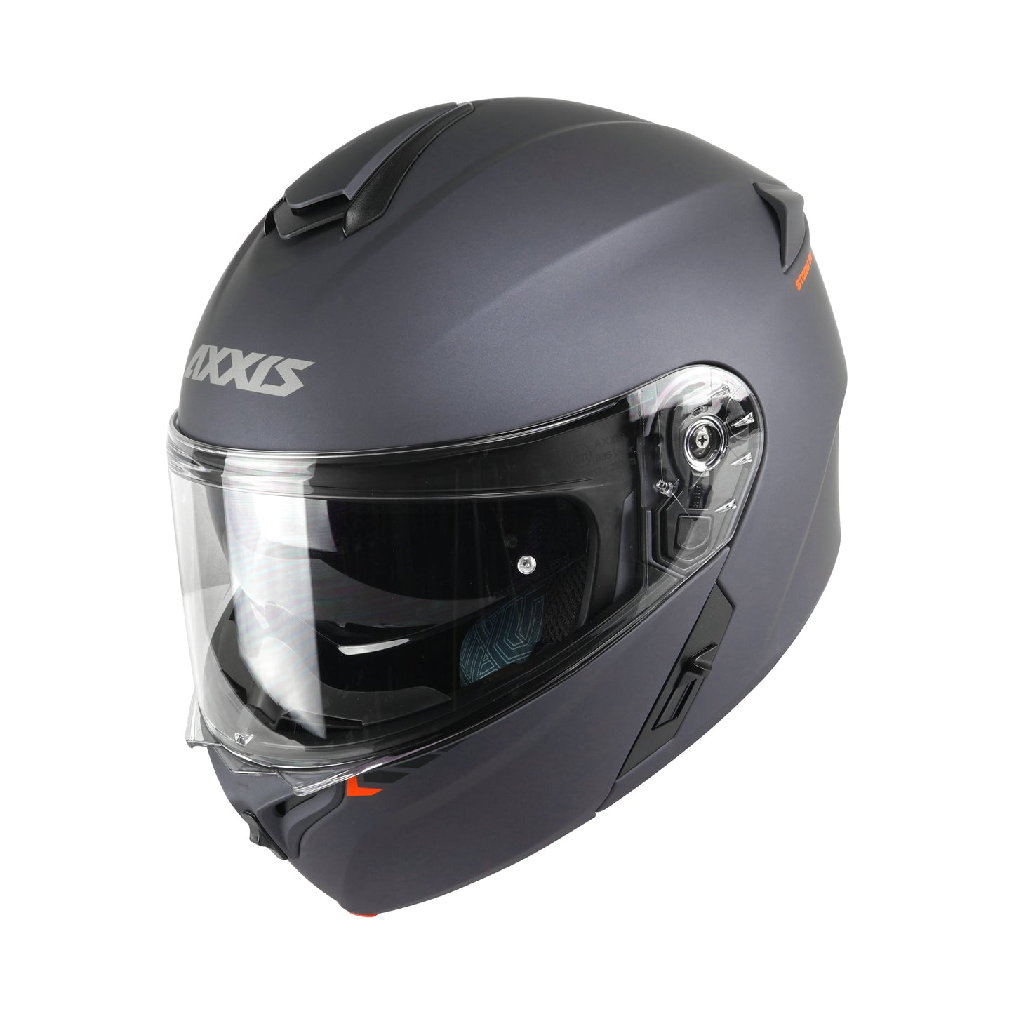 Axxis Storm SV Solid A2 Matt Titanium M 57-58cm Helmet 2206