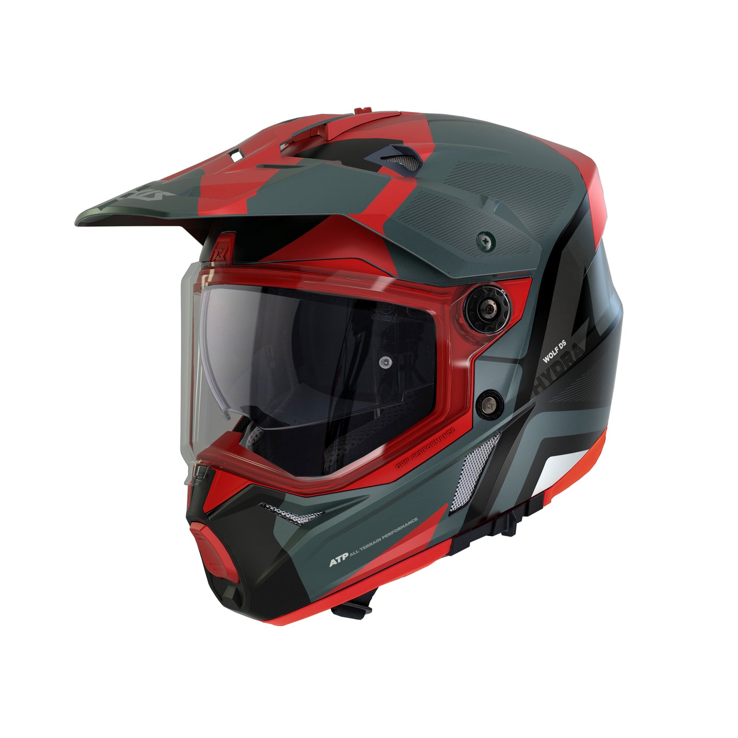 Axxis Wolf DS Hydra B5 Matt Red M 57-58cm Helmet