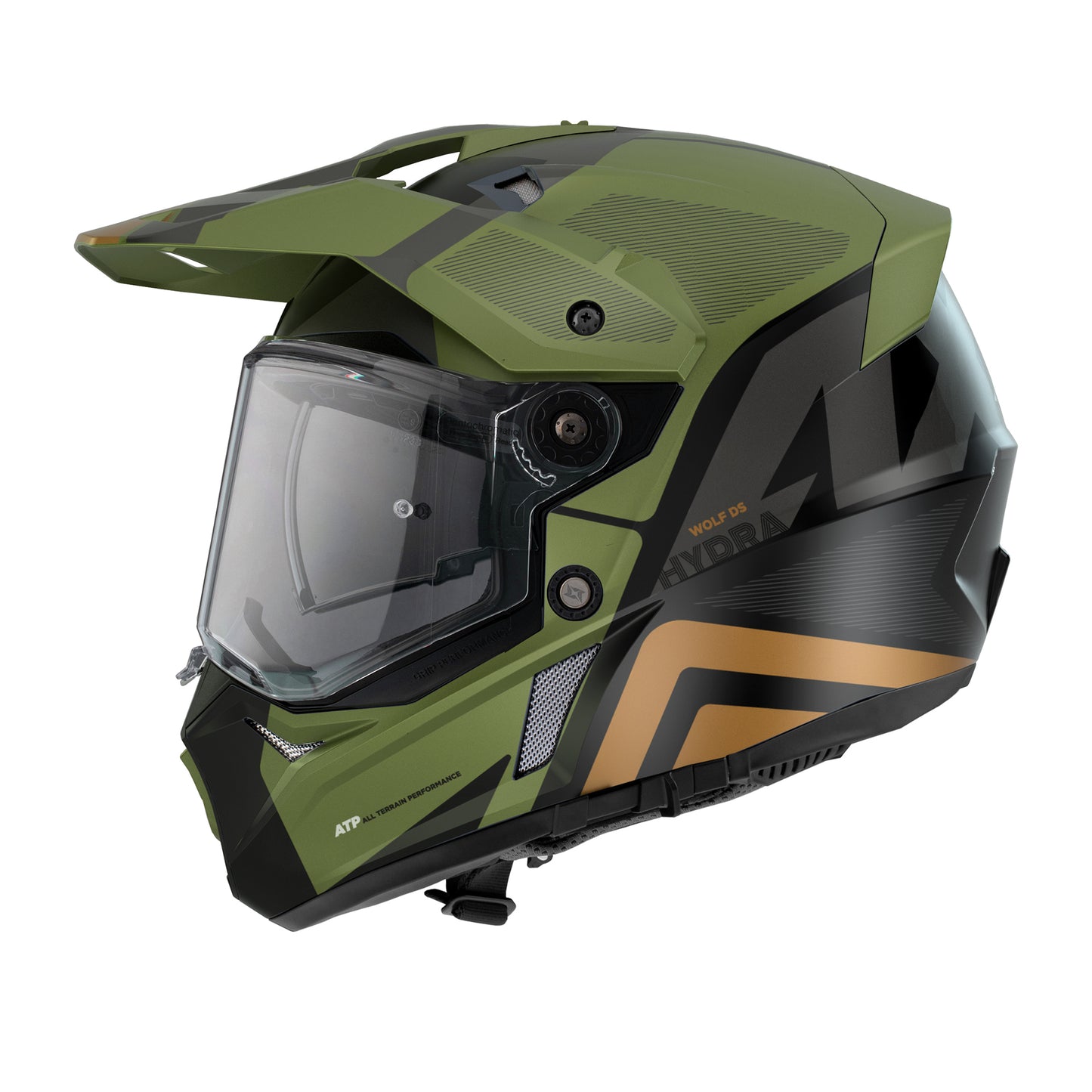 Axxis Wolf DS Hydra B6 Matt Green M 57-58cm Helmet