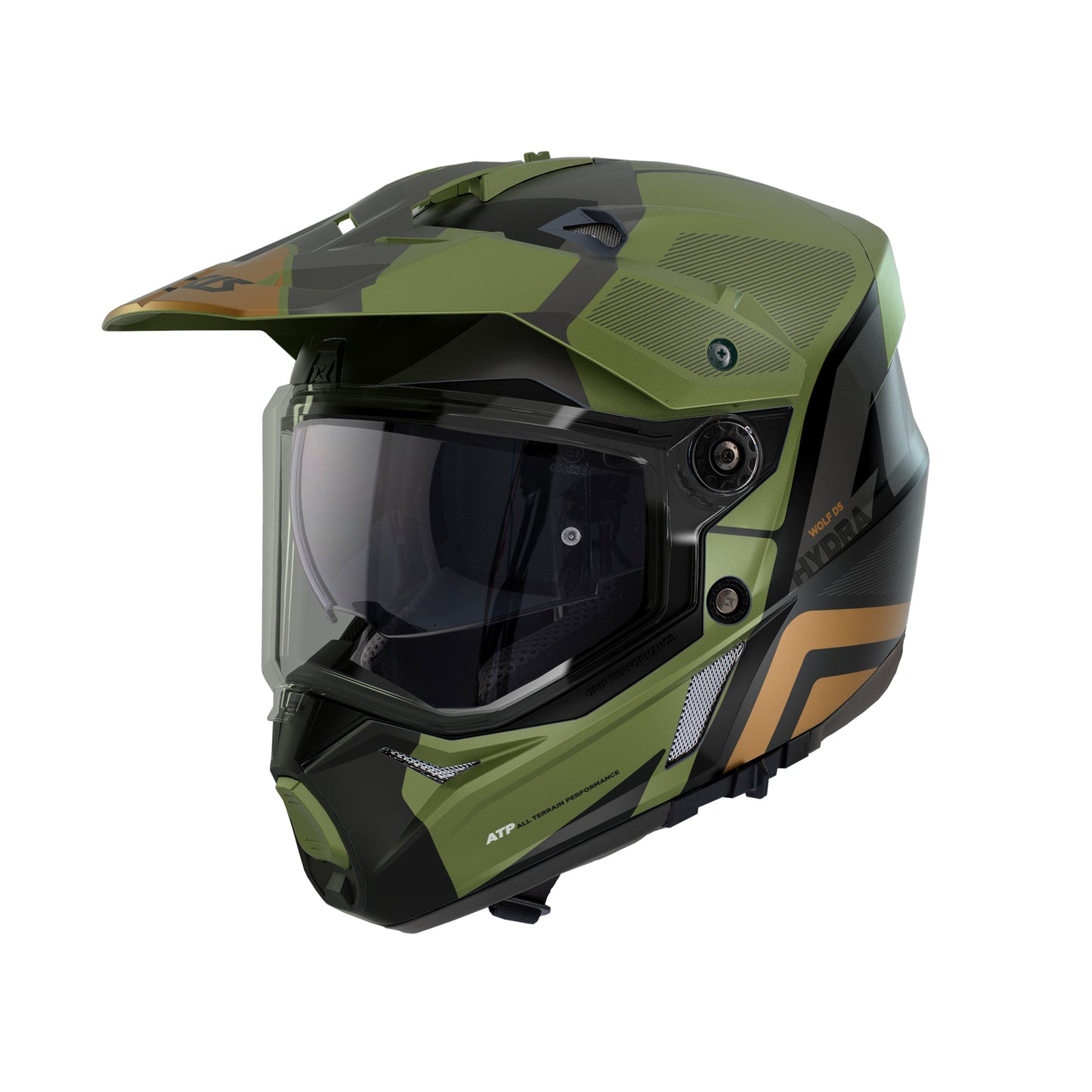 Axxis Wolf DS Hydra B6 Matt Green M 57-58cm Helmet