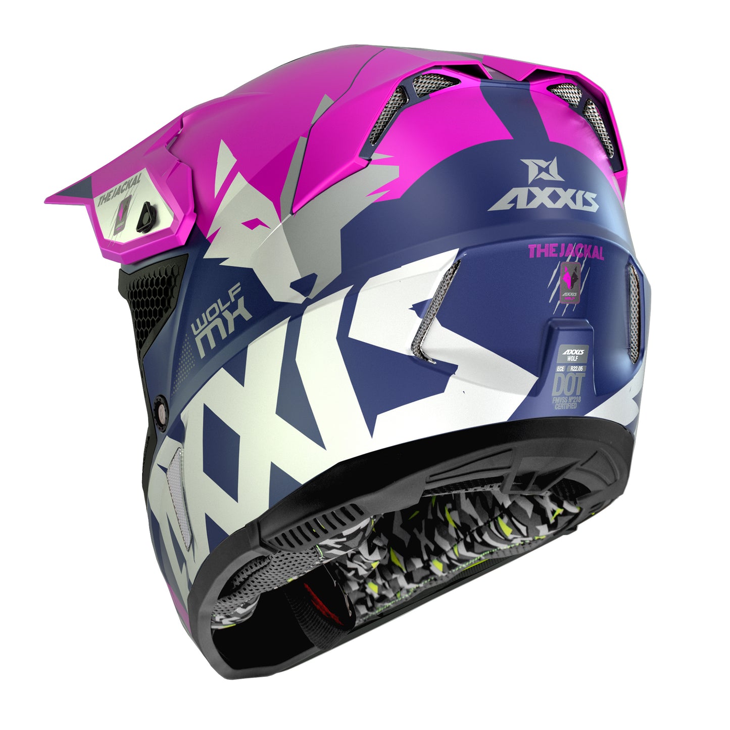 Axxis Wolf Jackal C18 Matt Pink XXL 63-64cm Helmet