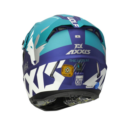 Axxis Wolf Jackal C7 Matt Blue XS 53-54cm Helmet