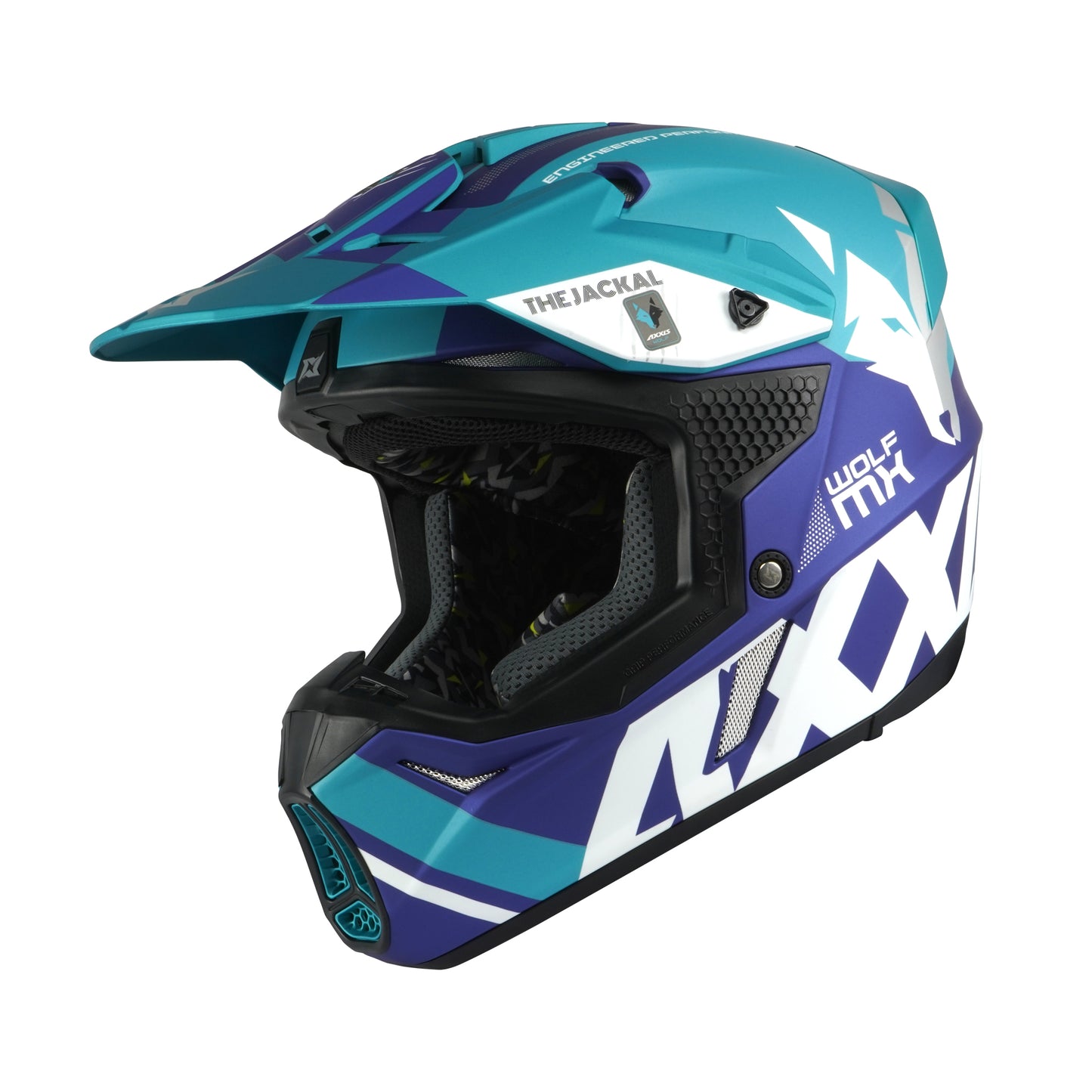 Axxis Wolf Jackal C7 Matt Blue M 57-58cm Helmet