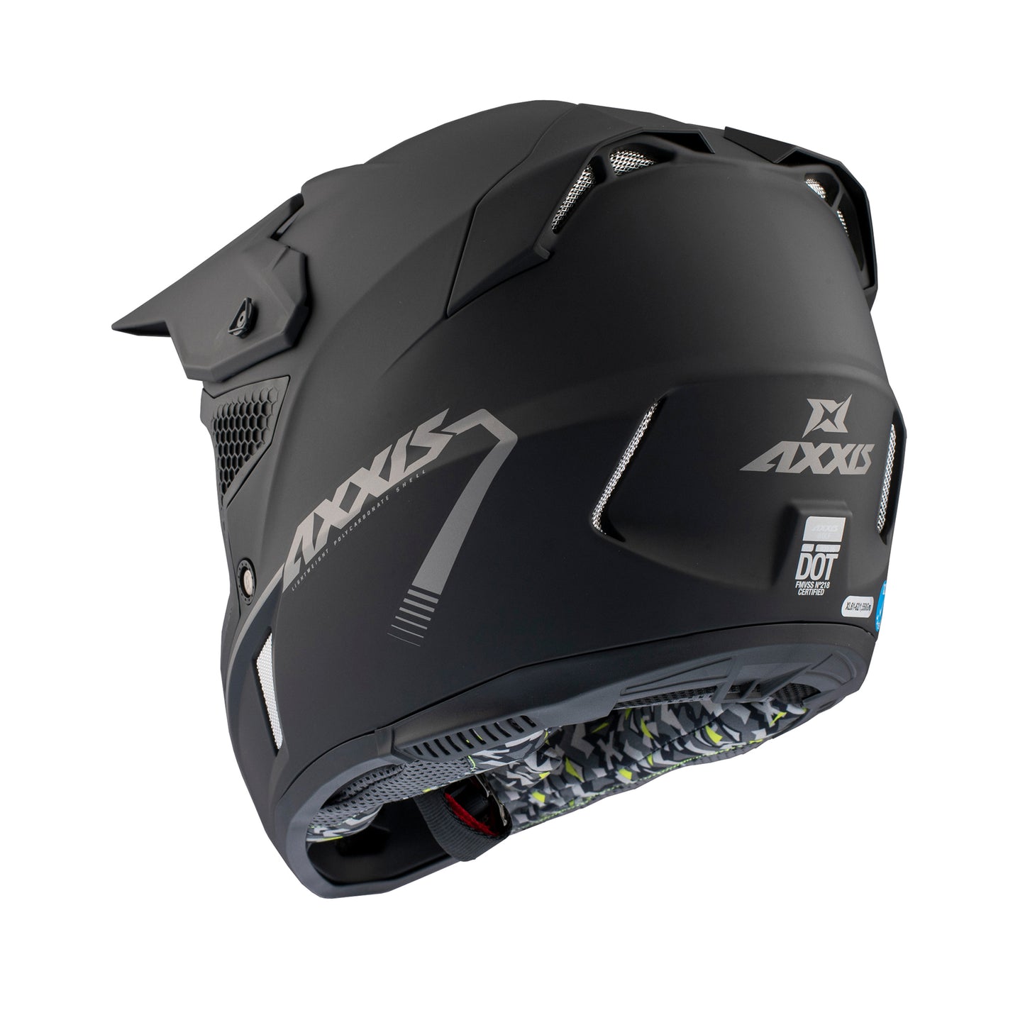 Axxis Wolf Solid A1 Matt Black M 57-58cm Helmet