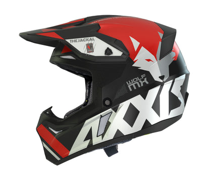 Axxis Wolf Jackal B5 Gloss Red XL 61-62cm Helmet