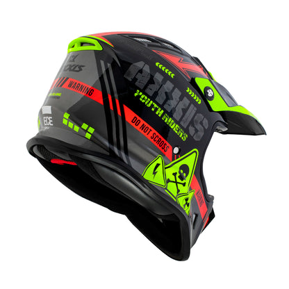 Axxis Wolverine B5 Gloss Red MX Kids Y-S Helmet