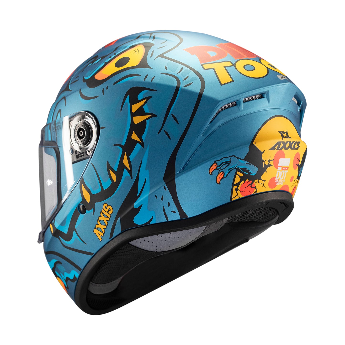 Axxis Draken S Dinotoon C7 Matt Blue L 59-60cm