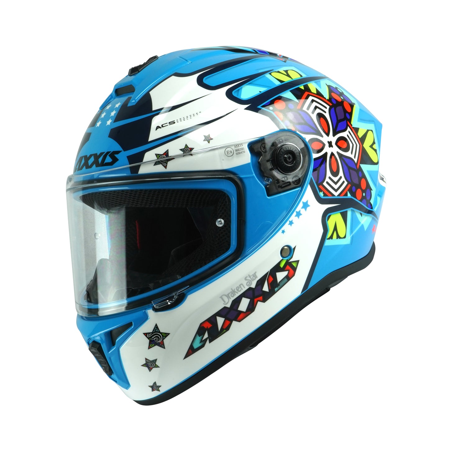 Axxis Draken S Star C17 Gloss Fluor Blue XXL 63-64cm