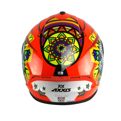 Axxis Draken S Star C5 Gloss Fluor Red XS 53-54cm