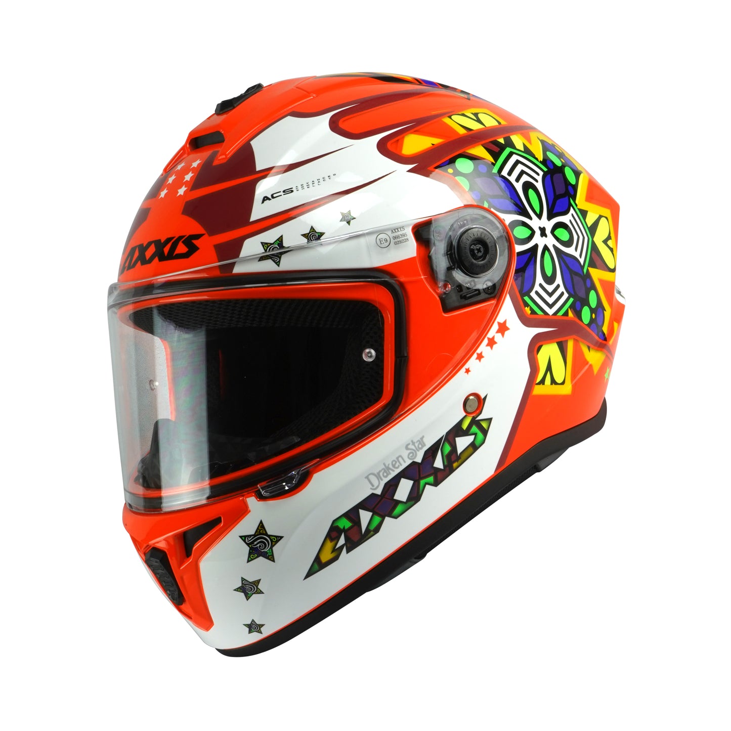 Axxis Draken S Star C5 Gloss Fluor Red L 59-60cm