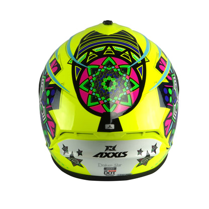 Axxis Draken S Star C3 Gloss Fluor Yellow XXL 63-64cm