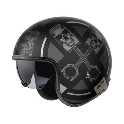 Axxis Hornet S SV Skull B1 Matt Black XS 53-54cm Helmet