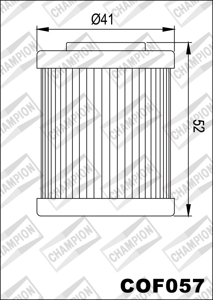 Champion Oil Filter COF057 (HF157)