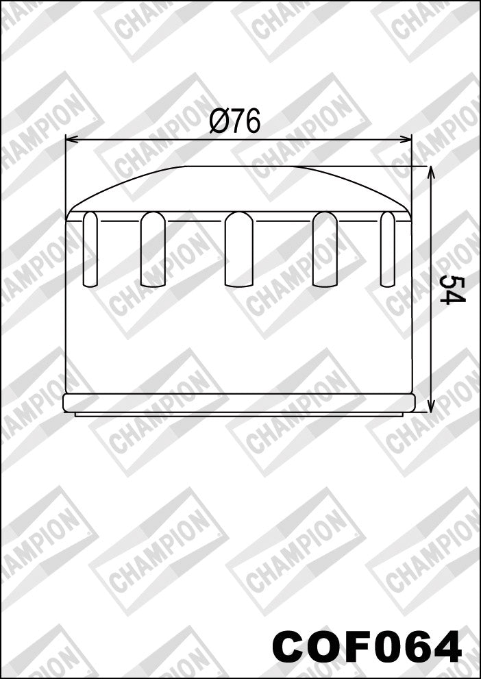 Champion Oil Filter COF064 (HF164)