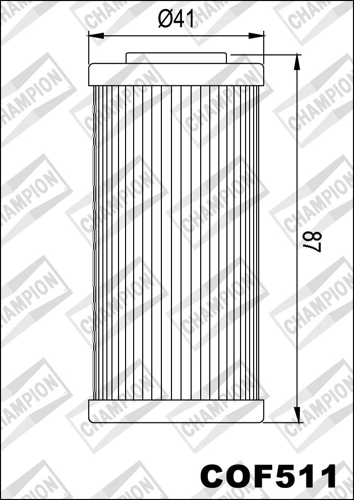 Champion Oil Filter COF511 (HF611)