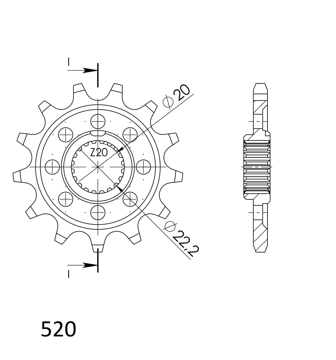 SuperSprox Front MX Grooved CST-1905-13