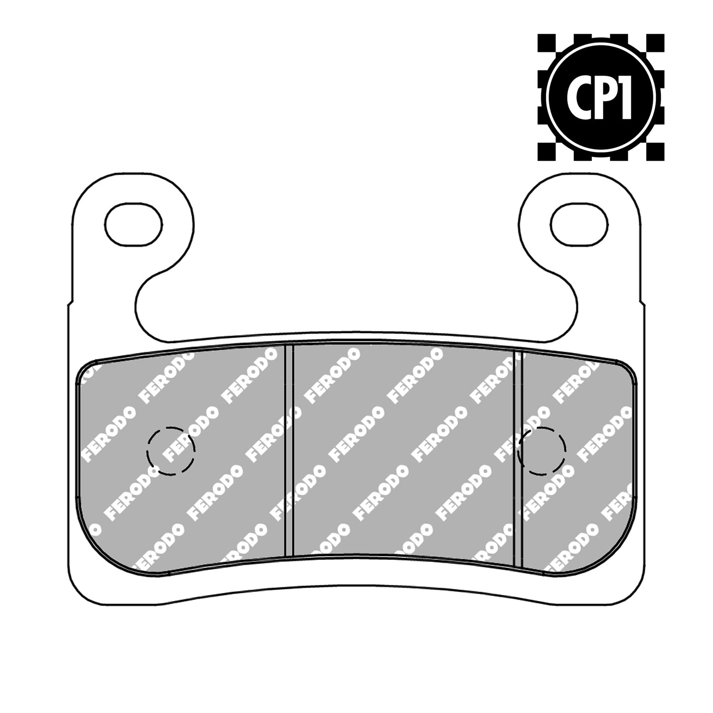 FERODO FDB2321 Ceramic CP1 Racing Compound Pad