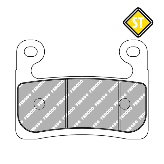 FERODO FDB2321 Sinter Grip Road Compound Pad