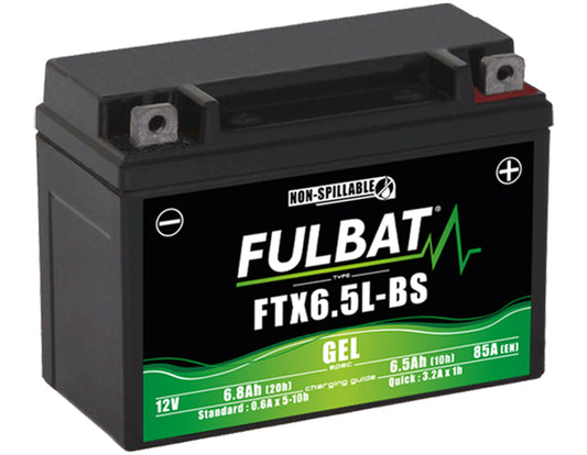 Fulbat FTX6.5L-BS (WC) Gel Factory Activated Battery