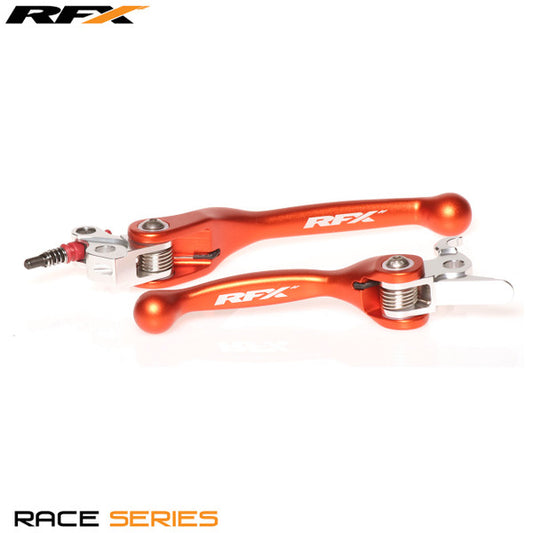 RFX Race Forged Flexible Lever Set (Orange) KTM Various Brembo Brake / Magura Clutch <08