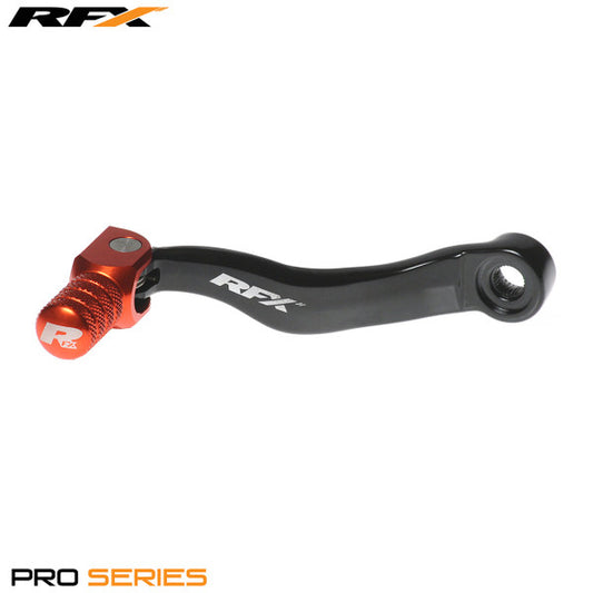 RFX Pro Series Flex+ Gear Lever (Hard Anodised Black/Orange) KTM SX125 16 / SXF450 16-21 EXC-F 450/500 17-21