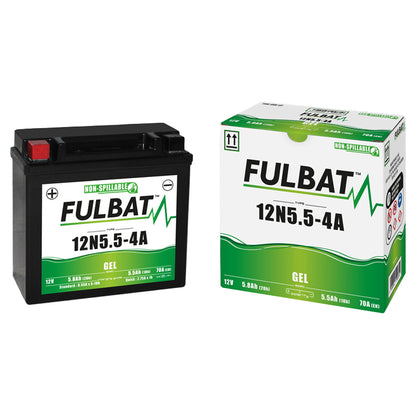 Fulbat 12N5.5-4A (WC) Gel Factory Activated Battery