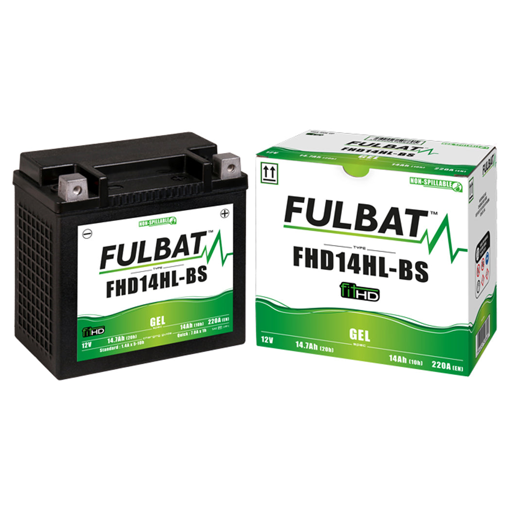 Fulbat FHD14HL-BS (WC) H.D. Gel Factory Activated Battery